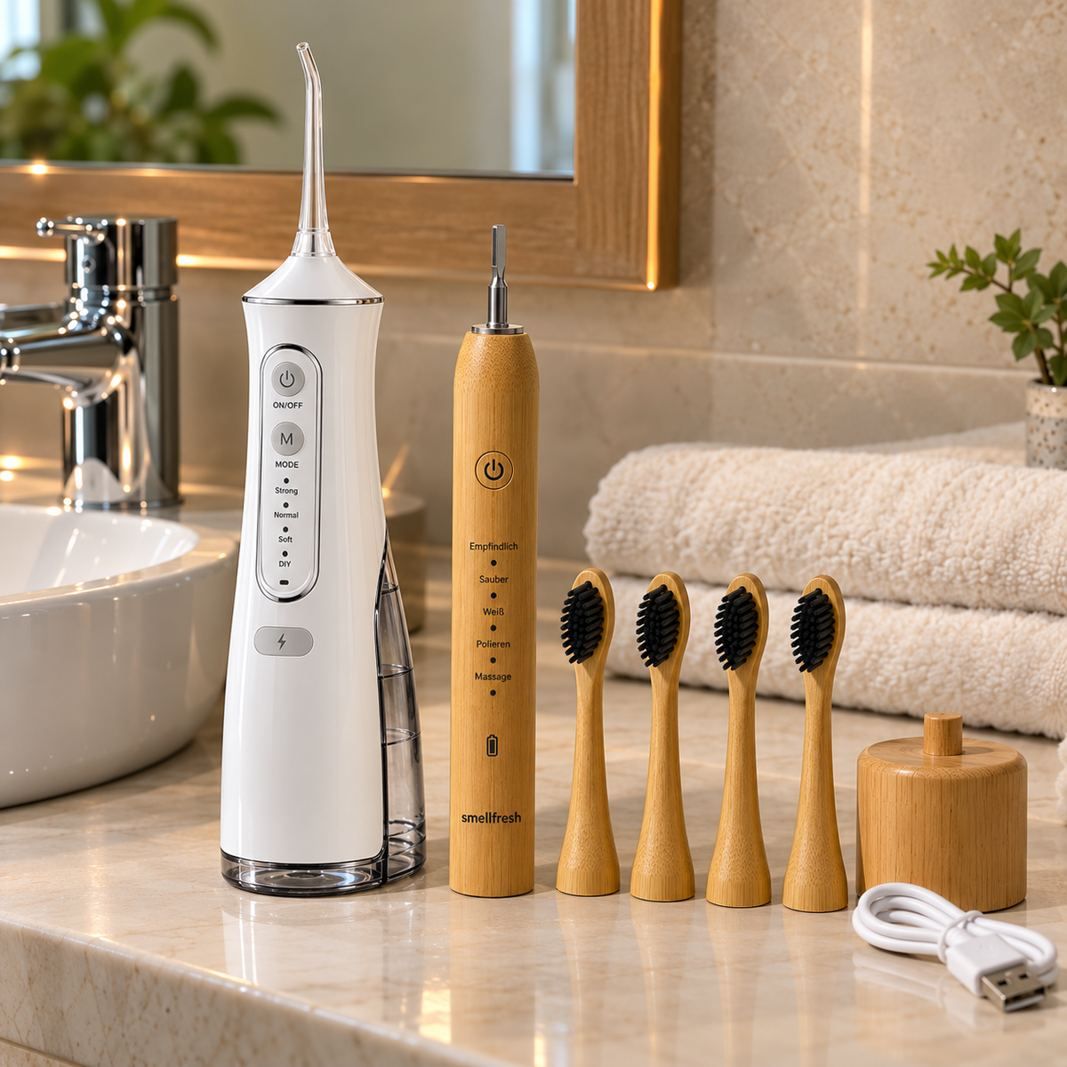 Frischatem Munddusche Bestseller Set