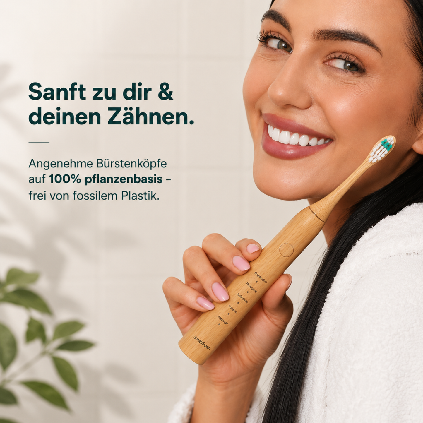 Nachhaltige Schallzahnbürste