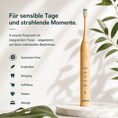 Nachhaltige Schallzahnbürste