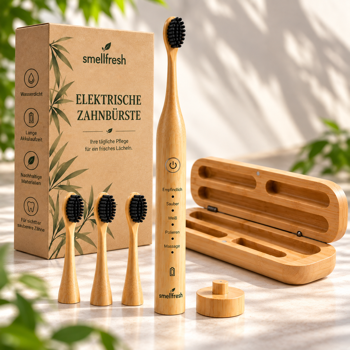 Nachhaltige Schallzahnbürste
